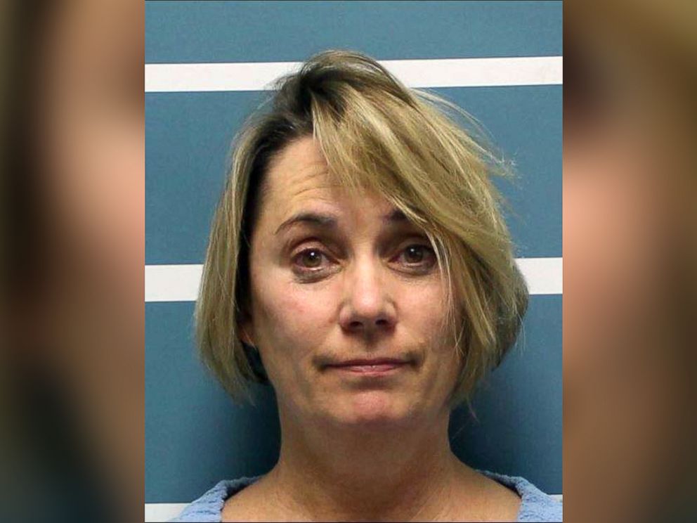 PHOTO: Margaret Gieszinger, a high school teacher in central California who was arrested on suspicion of felony child endangerment, after forcibly cutting the hair of one of her students while singing the National Anthem, authorities said.