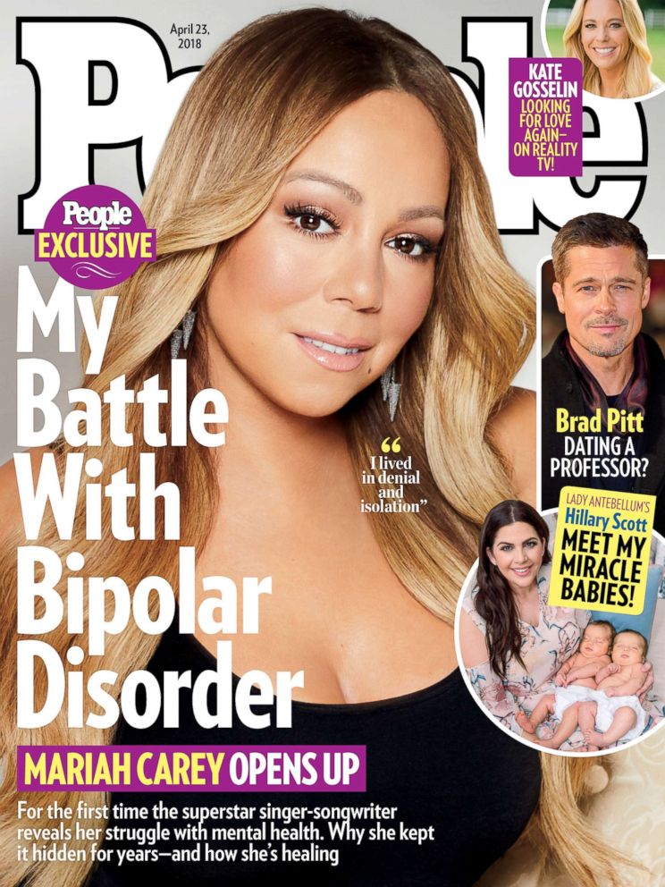 PHOTO: Mariah Carey revealed she was diagnosed with bipolar II disorder in a new interview with People magazine. 