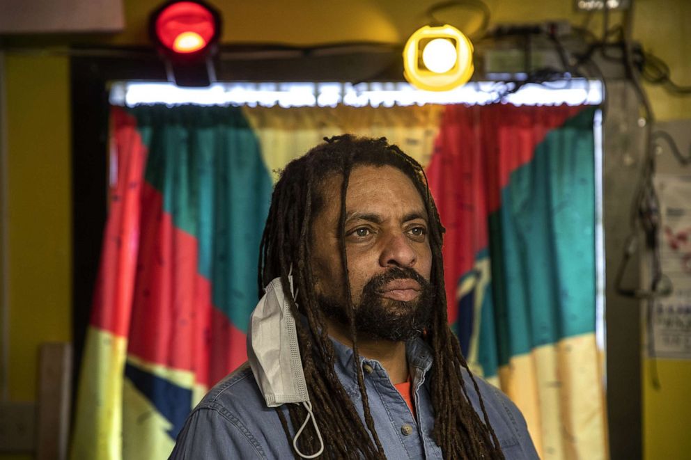 PHOTO: Marijuana activist Ed Forchion, who calls himself NJ Weedman, at his restaurant NJ Weedman's Joint in Trenton, N.J., Feb. 12, 2021. 