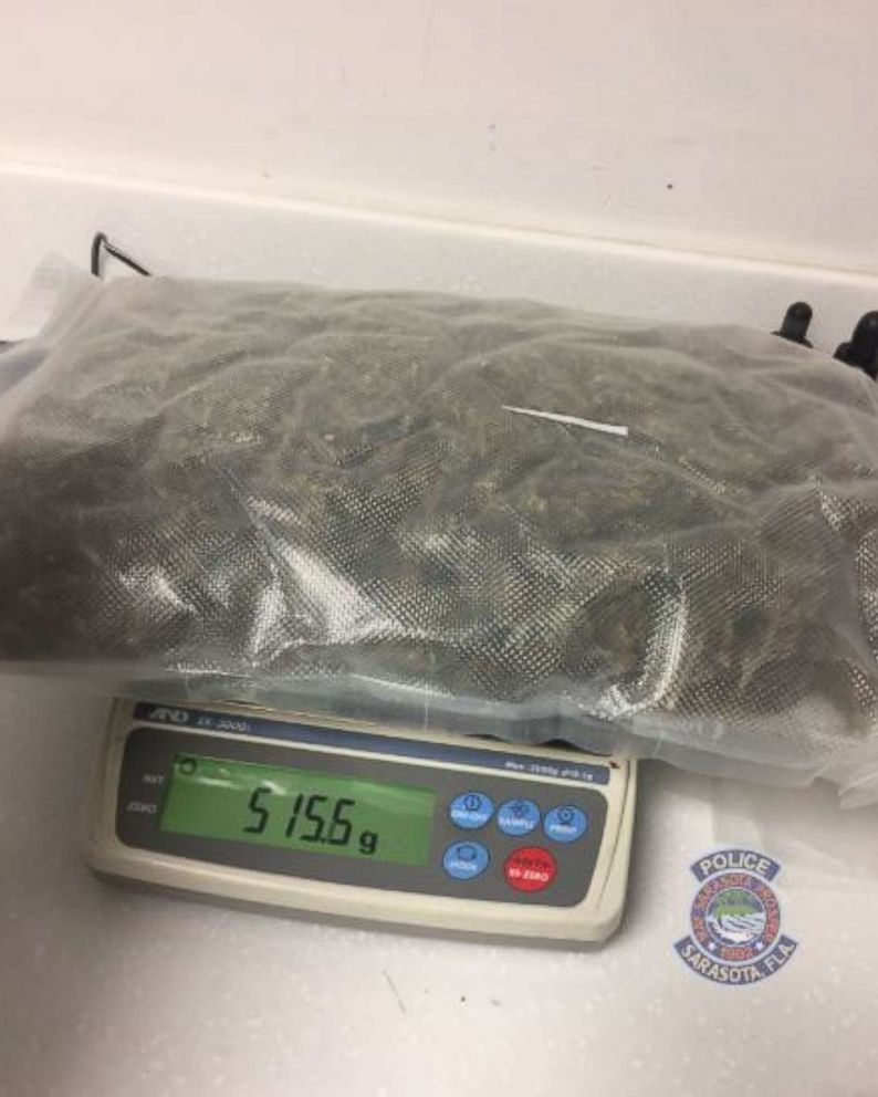 The Sarasota Police Department is investigating after almost 5 pounds of marijuana was found in a duffel bag donated to a thrift shop.