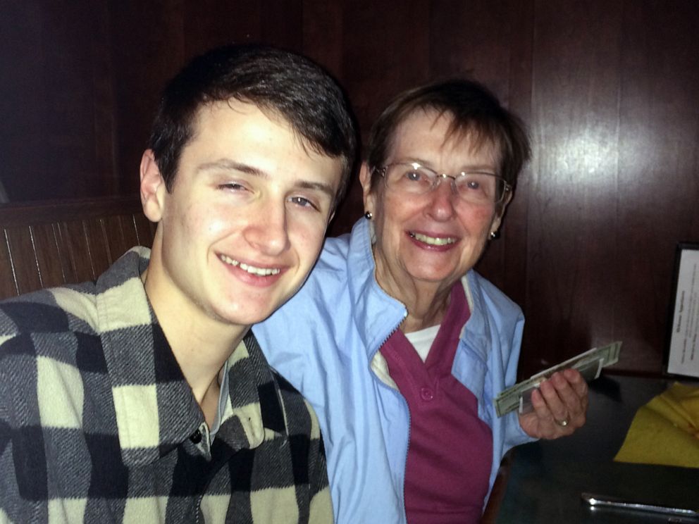 PHOTO: Marion Krueger is pictured with her grandson, Adam Krueger, in an undated handout photo.