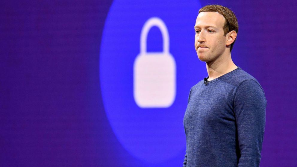 File photo from May 1, 2018 pf Facebook CEO Mark Zuckerberg speaking during the annual F8 summit at the San Jose McEnery Convention Center in San Jose, Calif.