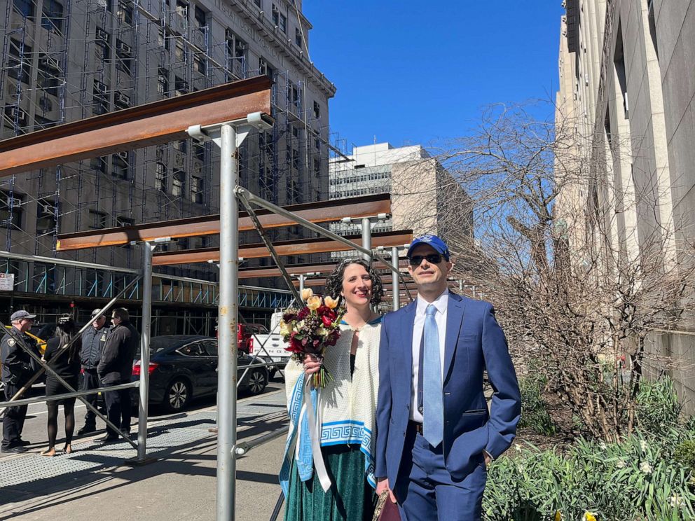 What Trump indictment? New Yorkers get married amid chaos just