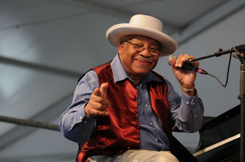 PHOTO: Ellis Marsalis performs on stage  during the final day of New Orleans Jazz And Heritage Festival on May 8, 2011 in New Orleans, United States.