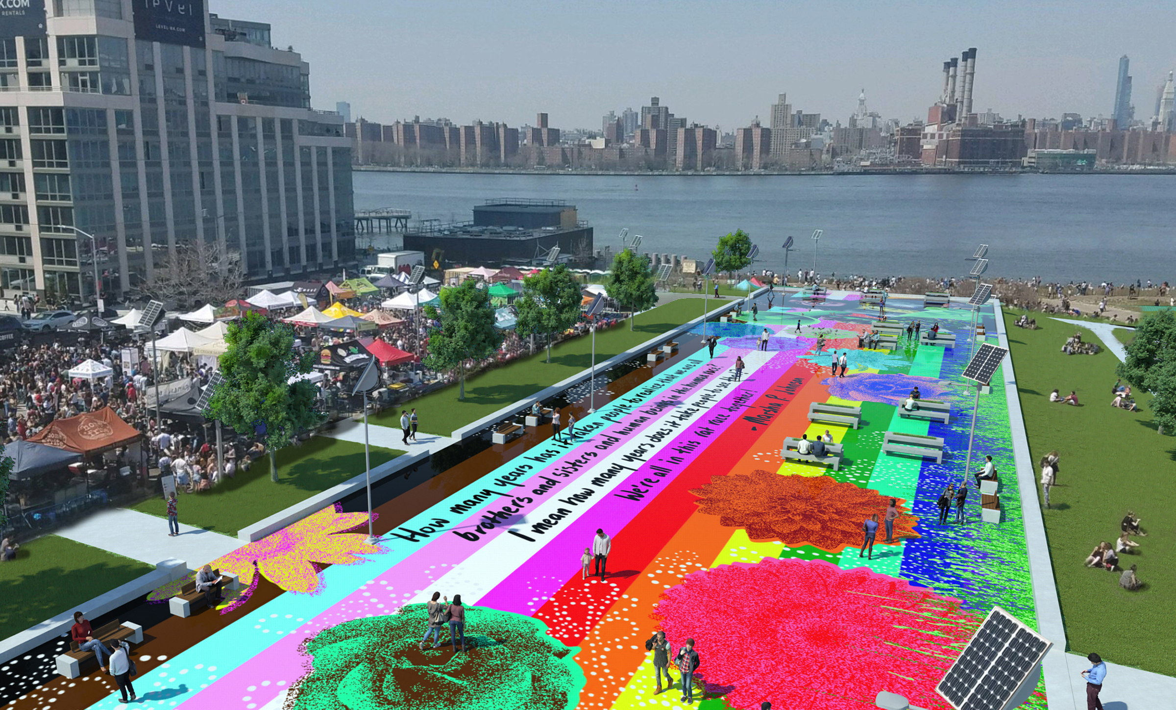 PHOTO: On her 75th birthday, Marsha P. Johnson State Park becomes the first state park in New York to honor an LGBTQ person and a transgender woman of color.