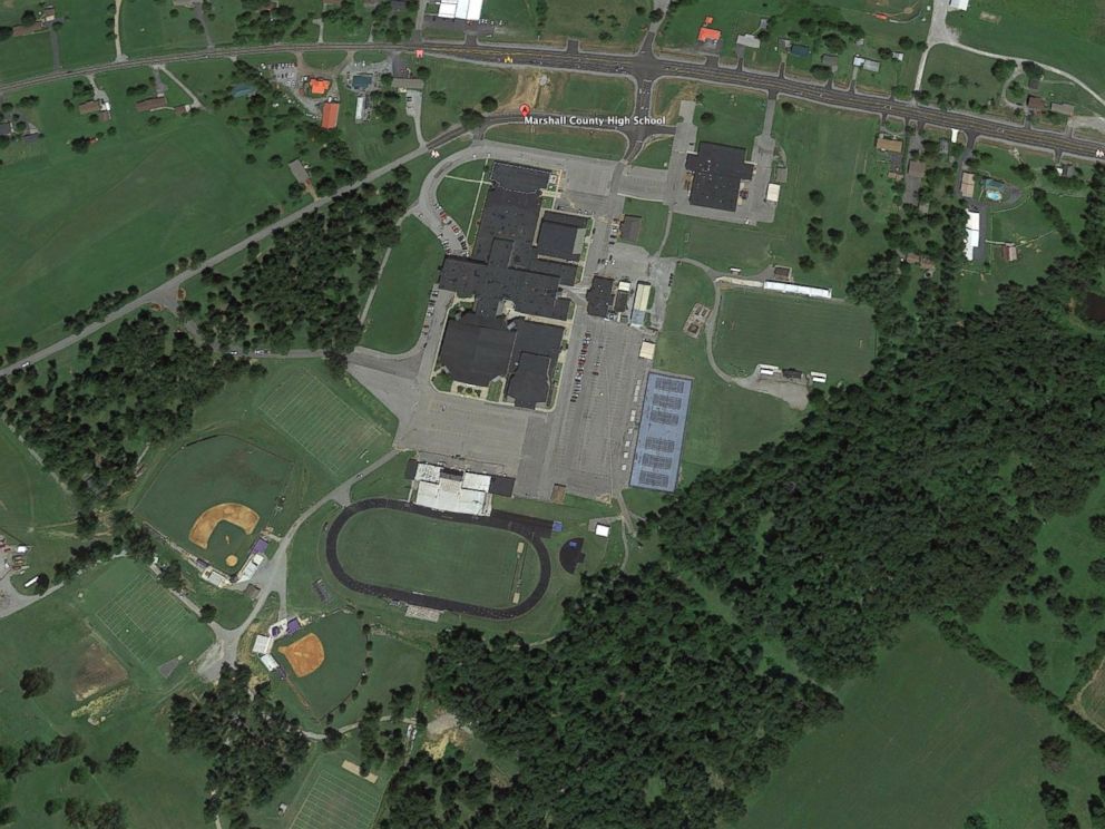 PHOTO: Google Earth image of Marshall County High School, Jan 23, 2018, in Benton, Ky.  