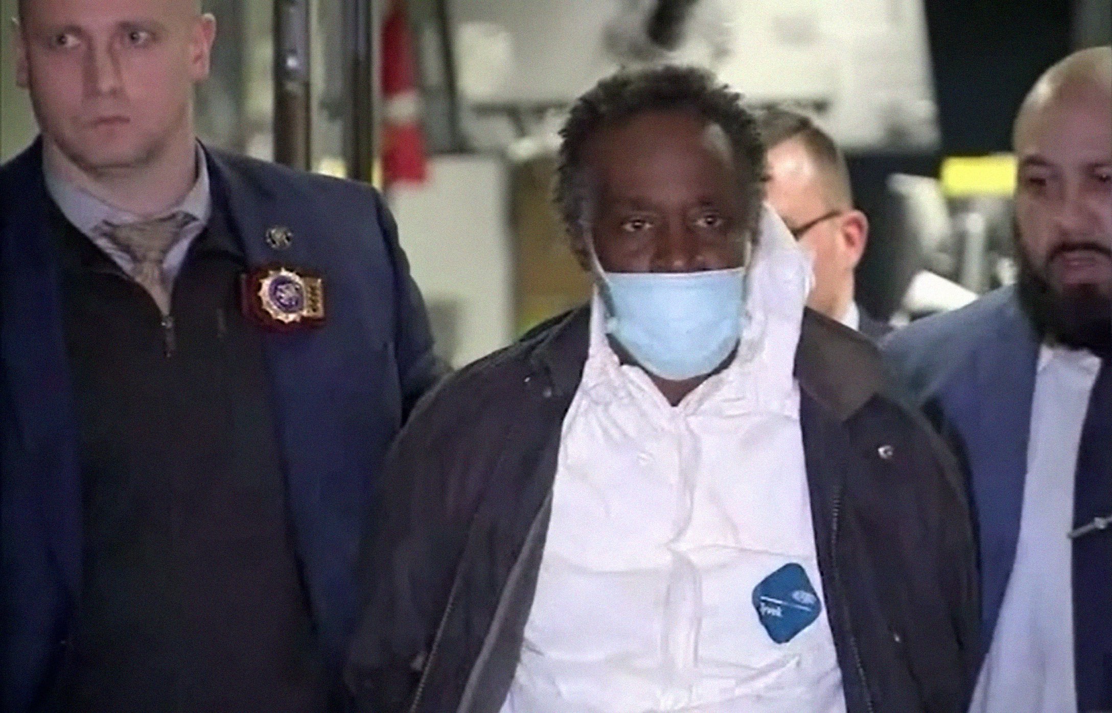PHOTO: Simon Martial was arrested by the police on Jan. 18, 2022, after witnesses say he approached Michelle Go from behind at the Times Square Subway station and shoved her into the path of a South bound R train. 