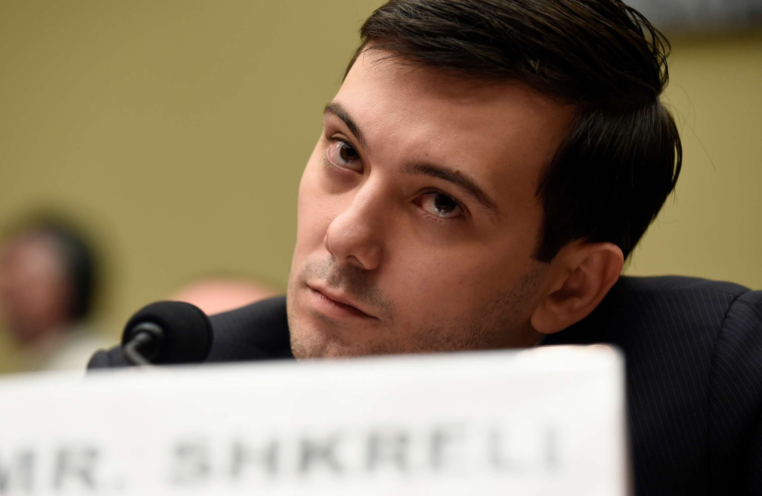 PHOTO: Former Turing Pharmaceuticals CEO Martin Shkreli attends the House Committee on Oversight and Reform Committee hearing on Capitol Hill in Washington, Feb. 4, 2016.