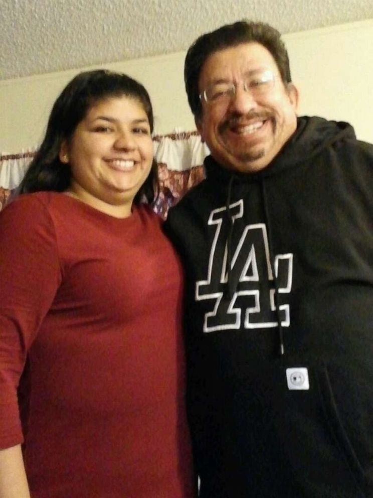 PHOTO: Erika Martinez with her dad, Thomas Martinez.