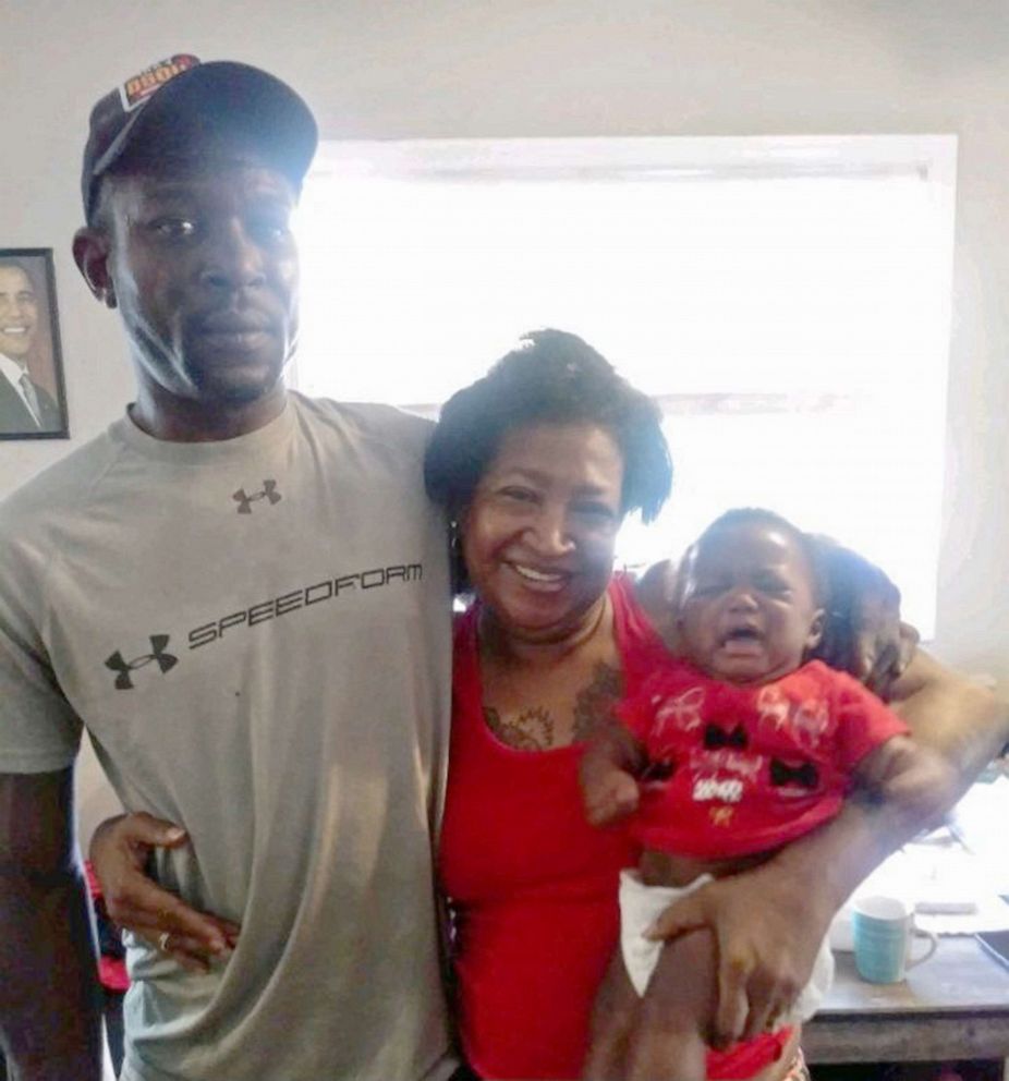 PHOTO:  James Johnson, seen with his aunt and youngest child in this undated photo, was killed in a shooting in Takoma Park, Md., on April 7, 2021.