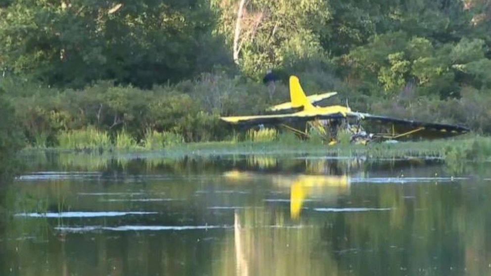 The pilot of a small plane died one day after a crash in Hanson, Mass., on Aug. 24, 2018. The pilot was reportedly spreading his father's ashes.