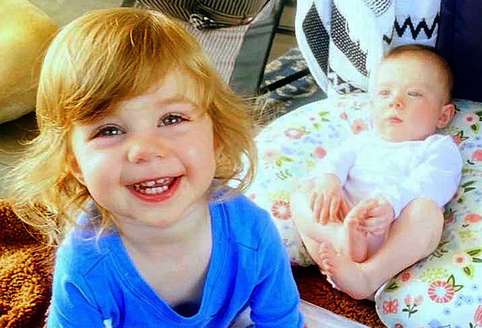 PHOTO: Upper Makefield Township Police Department released this photo of two-year-old Matilda Sheils and her brother 9-month old Conrad Sheils who are missing after flooding in Upper Makefield Township, PA.