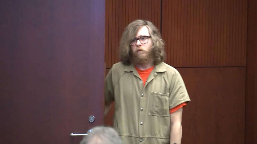 PHOTO: Matthew Phelps pleaded guilty to first-degree murder for the death of his 29-year-old wife in a courtroom, Oct. 5, 2018 in Wake County, N.C.