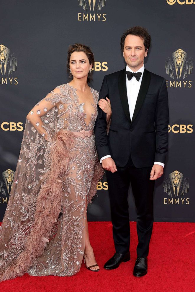 PHOTO: Keri Russell and Matthew Rhys attend the 73rd Primetime Emmy Awards on Sept. 19, 2021, in Los Angeles.