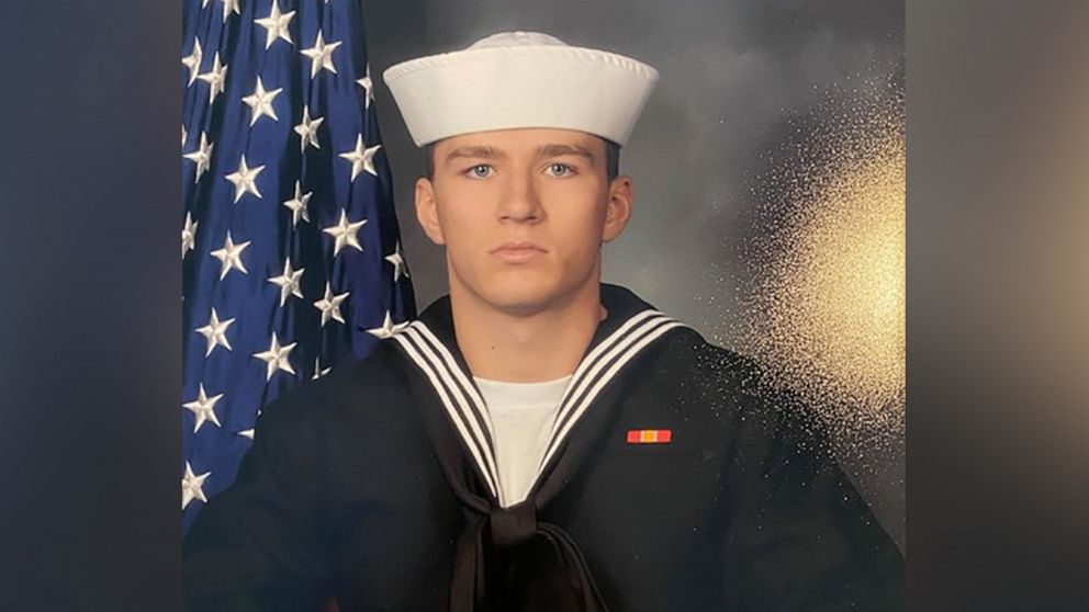 PHOTO: Max Soviak, a Navy Fleet Marine Force Hospital Corpsman pictured in this undated handout photo, was killed in the Kabul airport attack in Afghanistan on Aug. 26, 2021.