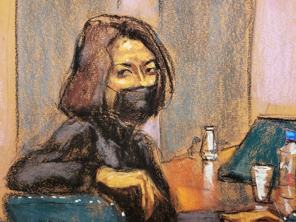 PHOTO: Jeffrey Epstein associate Ghislaine Maxwell sits as the jury continues to deliberate in her trial in a courtroom sketch in New York City, Dec. 28, 2021.