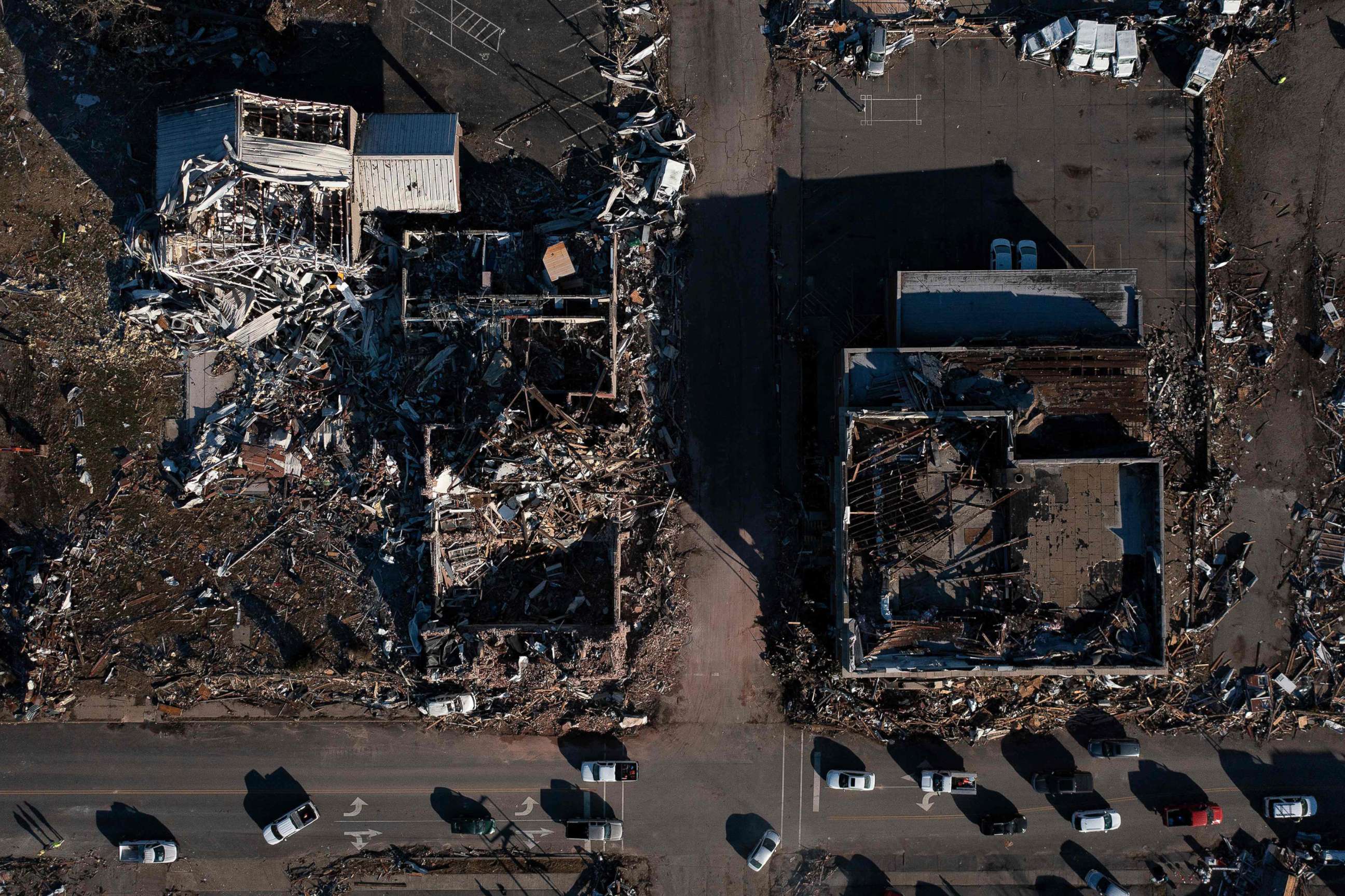 PHOTO: Tornado damage after extreme weather hit the region, Dec. 12, 2021, in Mayfield, Ky.