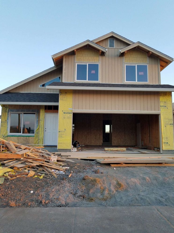 PHOTO: The Mazzoni's are rebuilding their home in Coffey Park, Santa Rosa, and hope to move back in by the end of this year.