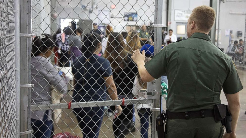 Customs and Border Protection released new pictures from inside the centralized processing center in McAllen, Texas, on Sunday, June 17, 2018.