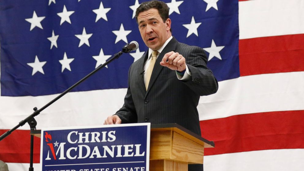 State Sen. Chris McDaniel, R-Ellisville, announces his candidacy to the U.S. Senate on Wednesday