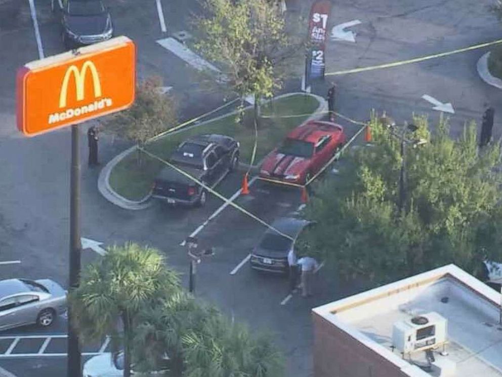 PHOTO: Tampa police are optimistic that a tip that led them to a McDonalds to investigate a person with a gun is connected to the recent string of murders in the citys Seminole Heights neighborhood.