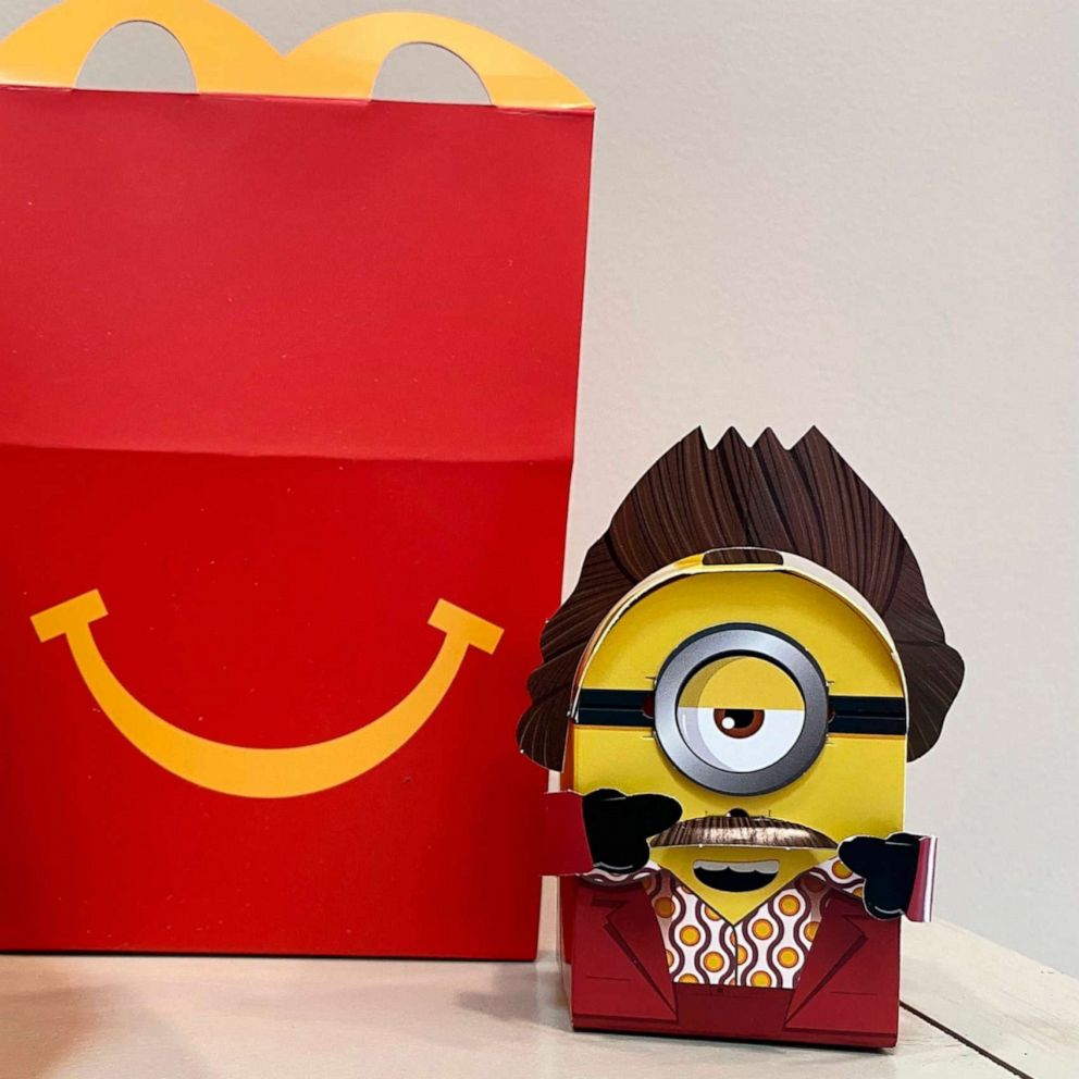 McDonalds Happy Meal Empty Red Box Smile