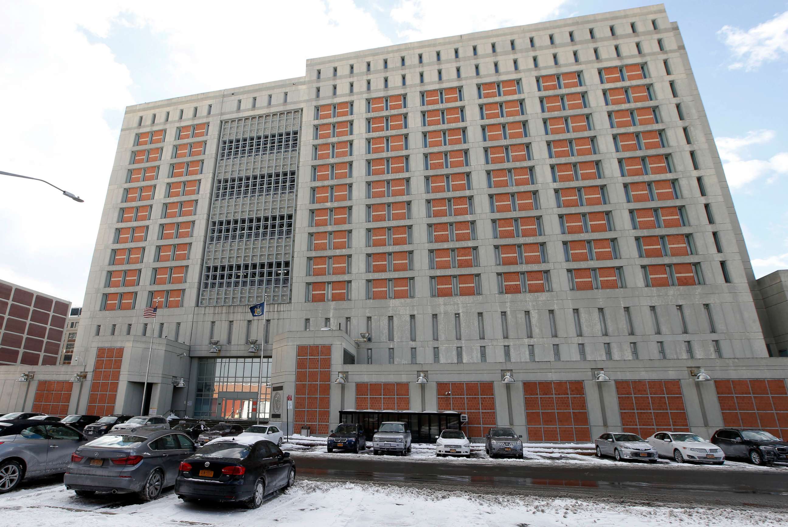 PHOTO: This Jan. 8, 2017 file photo shows the Metropolitan Detention Center in the Brooklyn borough of New York. An inmate at the jail died after being pepper sprayed by officers in his cell, the federal Bureau of Prisons said, Wednesday, June 3, 2020.