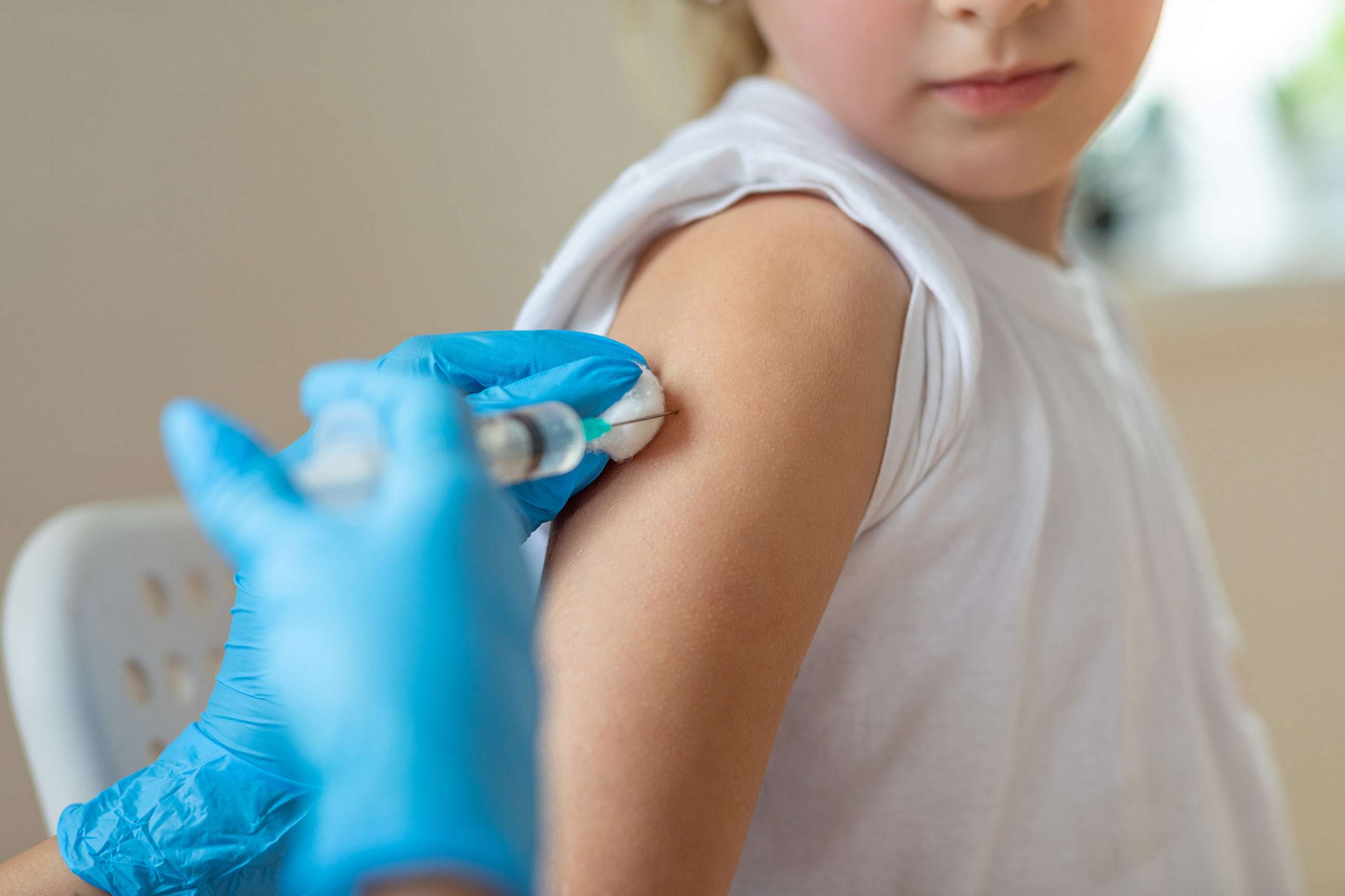 PHOTO: Vaccination rates for kindergartners still below pre-pandemic levels.