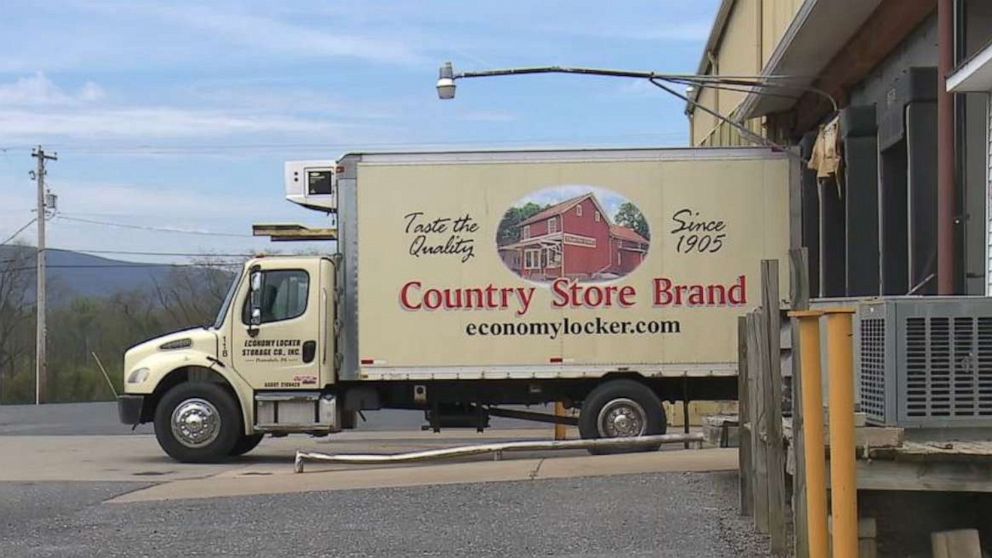 PHOTO: A woman died when she fell into a meat grinder at Economy Locker Storage Company in Muncy Township, Pa., on Monday, April 23, 2019.