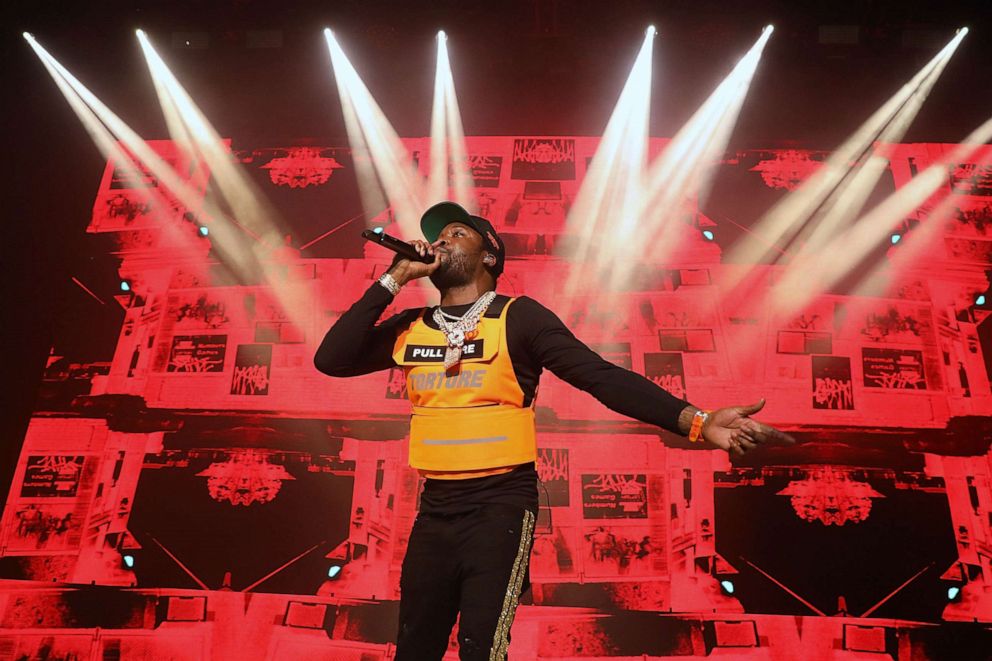 PHOTO: Meek Mill performs at Hammerstein Ballroom on March 12, 2019 in New York.