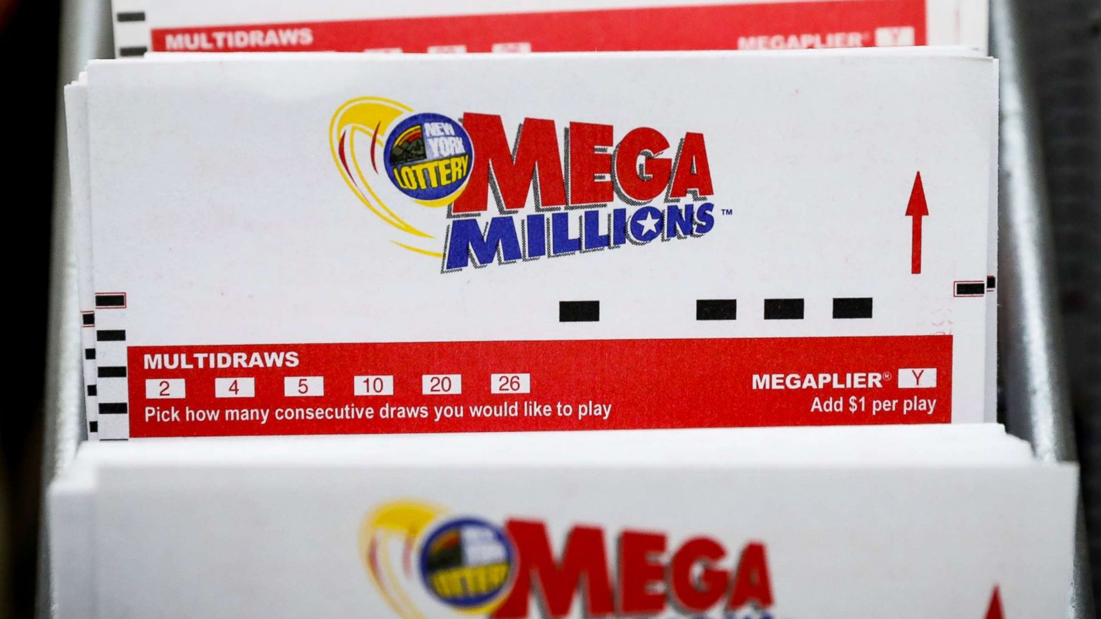 Image result for New Yorker takes home New Year's Day $425M Mega Millions jackpot