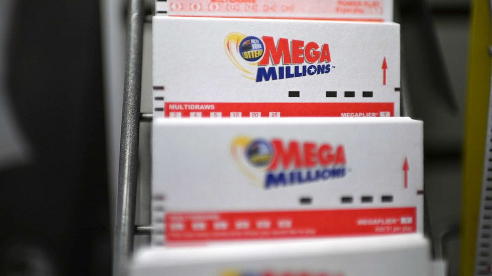 PHOTO: In this Jan. 13, 2023, file photo, Mega Millions forms are shown in New York.
