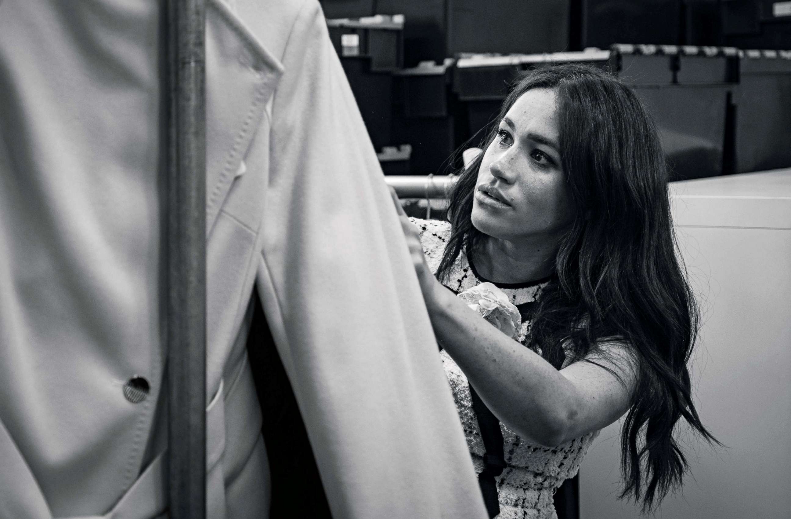 PHOTO: Meghan, Duchess of Sussex, patron of Smart Works, is pictured in the workroom of the Smart Works, London office in this undated handout image released by Kensington Palace, July 28, 2019.