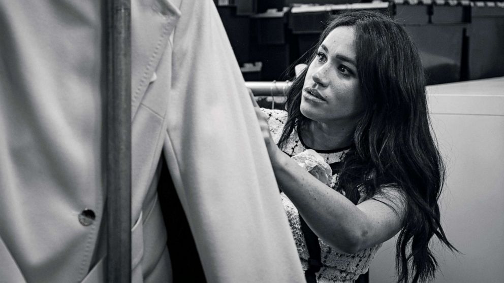 PHOTO: Meghan, Duchess of Sussex, patron of Smart Works, is pictured in the workroom of the Smart Works, London office in this undated handout image released by Kensington Palace, July 28, 2019.