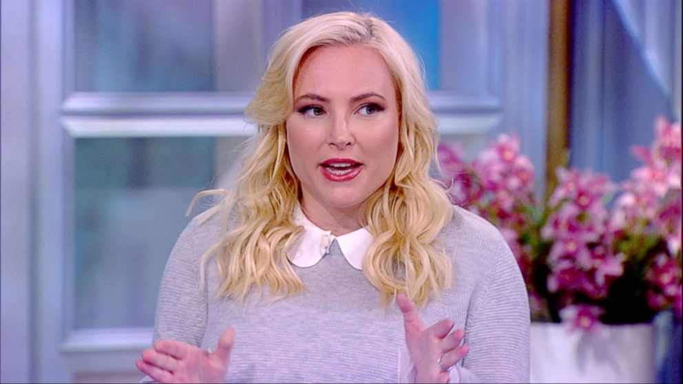 Meghan McCain speaks  on "The View," May 14, 2018.