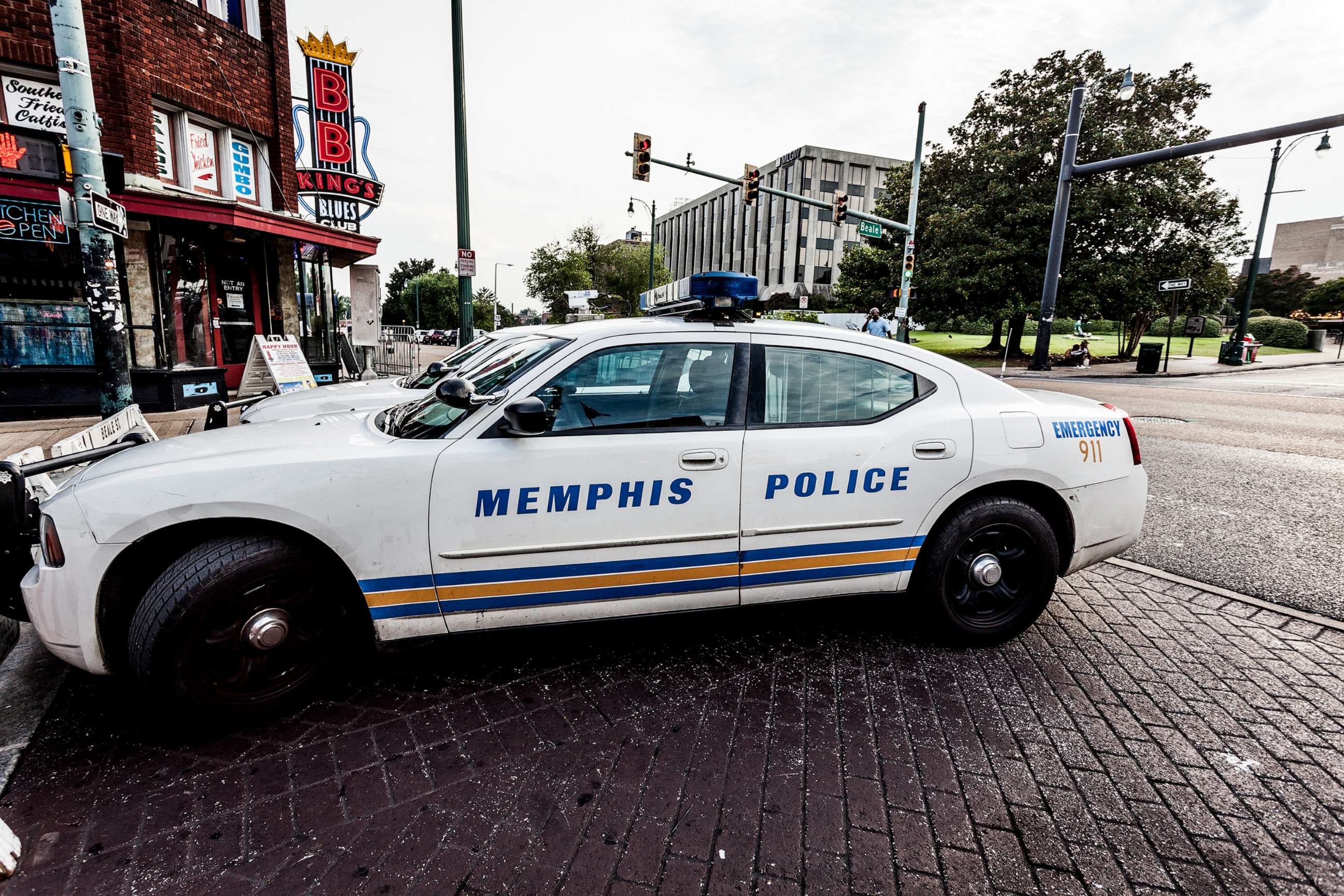PHOTO: A Memphis police car parked in Memphis, Tenn., Aug. 5, 2013.