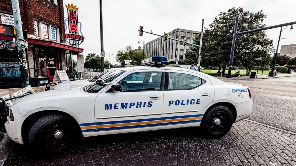 PHOTO: A Memphis police car parked in Memphis, Tennessee, August 5, 2013.
