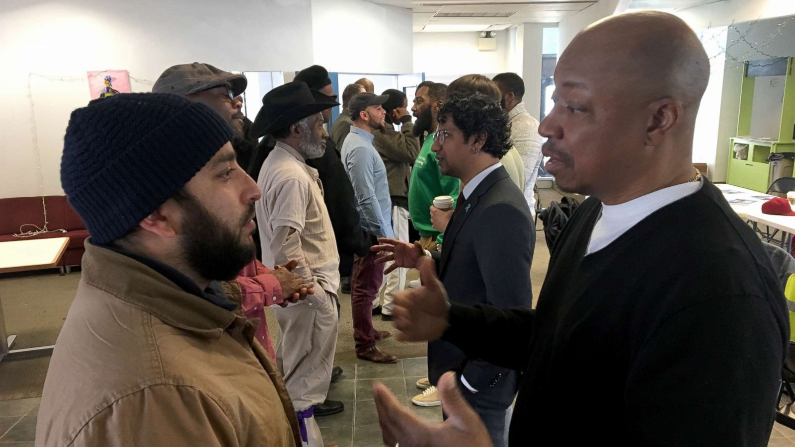 PHOTO: Local Philadelphia men organize for the "Men Can" program, where organizers hold "Community Conversations," involving discussions about racism, domestic violence and last month, one titled, "Get Your Boys: Male Accountability in #MeToo."