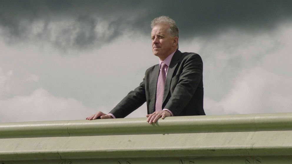 PHOTO: Christopher Steele, author of the so-called "Steele dossier," is filmed for the ABC News documentary, "Out of the Shadows: The Man Behind the Steele Dossier," airing Oct. 18, 2021.