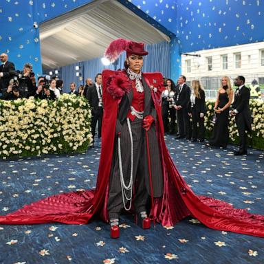 PHOTO: Teyana Taylor arrives for the 2025 Met Gala at the Metropolitan Museum of Art, May 5, 2025, in New York.