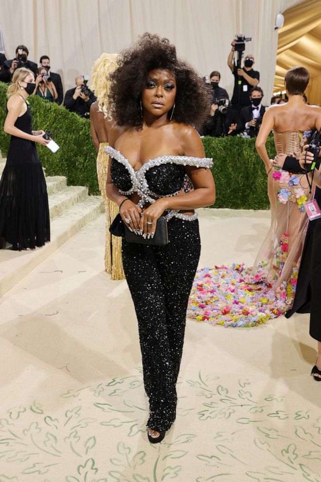 PHOTO: Taraji P. Henson attends The 2021 Met Gala Celebrating In America: A Lexicon Of Fashion at Metropolitan Museum of Art on Sept. 13, 2021, in New York.
