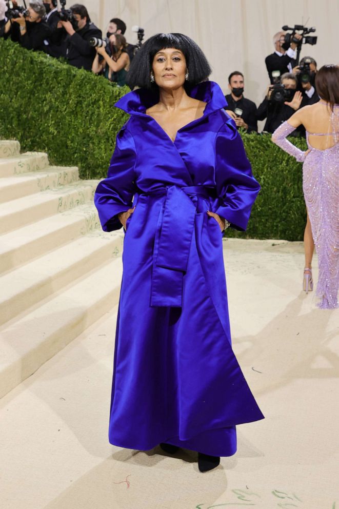PHOTO: Tracee Ellis Ross attends The 2021 Met Gala Celebrating In America: A Lexicon Of Fashion at Metropolitan Museum of Art on Sept. 13, 2021, in New York.