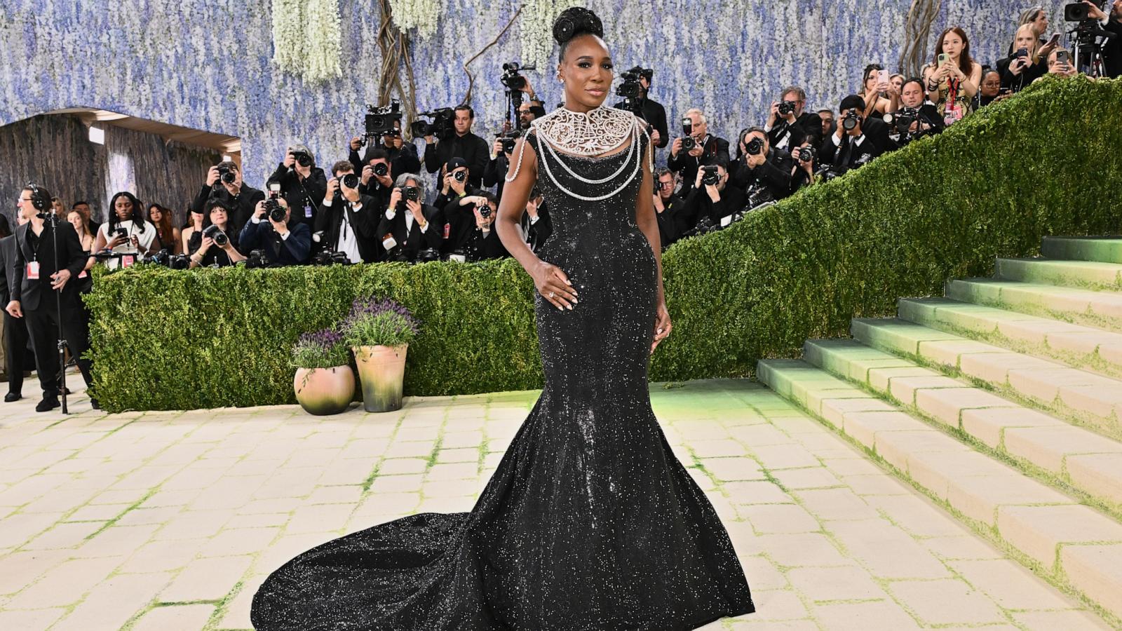 PHOTO: Venus Williams attends the 2026 Met Gala celebrating 'Costume Art' at the Metropolitan Museum of Art, May 4, 2026 in New York City.