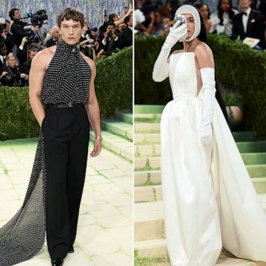 PHOTO: Janelle Monae, Connor Storrie and Katy Perry attend the 2026 Met Gala celebrating 'Costume Art' at the Metropolitan Museum of Art, May 4, 2026 in New York City.
