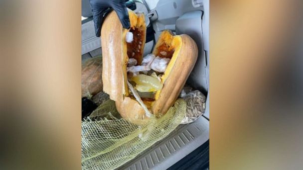 0K of meth found in 4 pumpkins during border crossing inspection, agents say