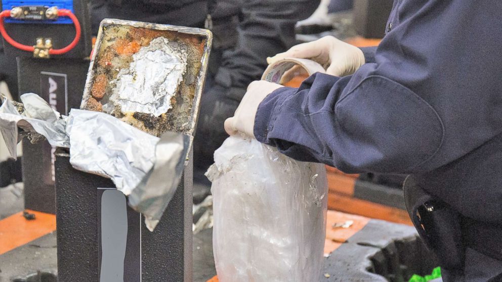 Customs officials seize 140 pounds of meth hidden in paint