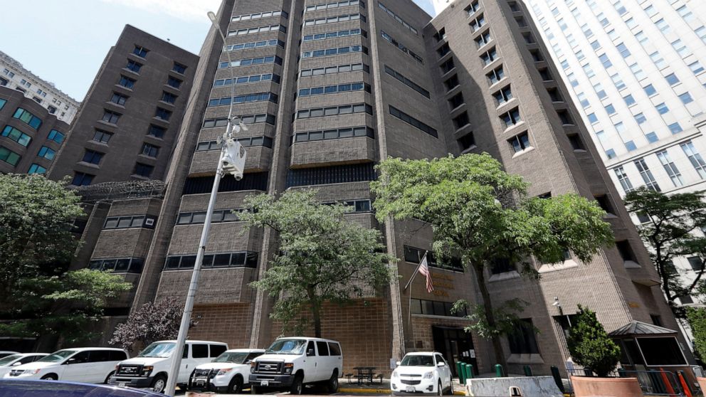 PHOTO: This July 1, 2019 photo shows the Manhattan Correctional Center, in New York.