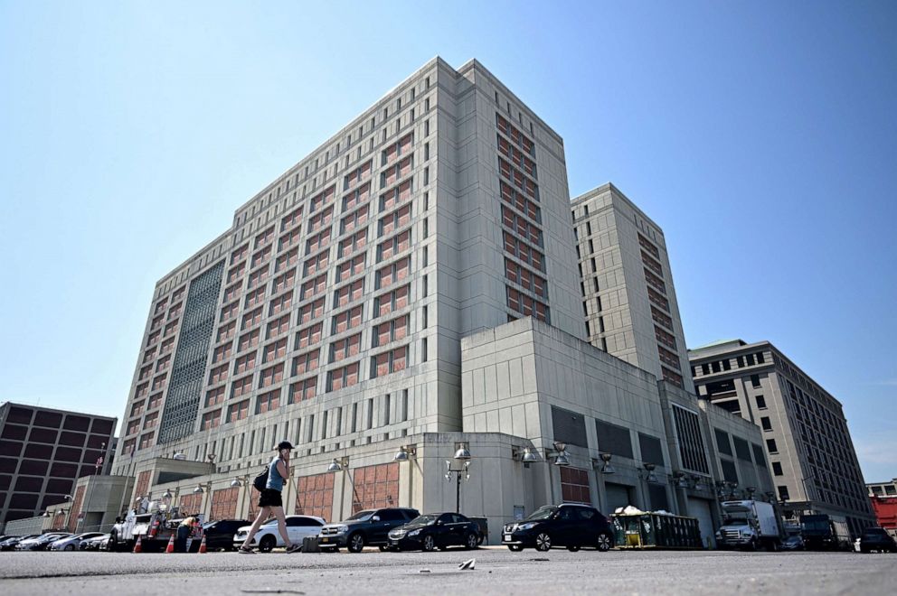 PHOTO: The Metropolitan Detention Center, (MDC) in Brooklyn, a United States federal administrative detention facility is pictured, July 6, 2020, in New York City.