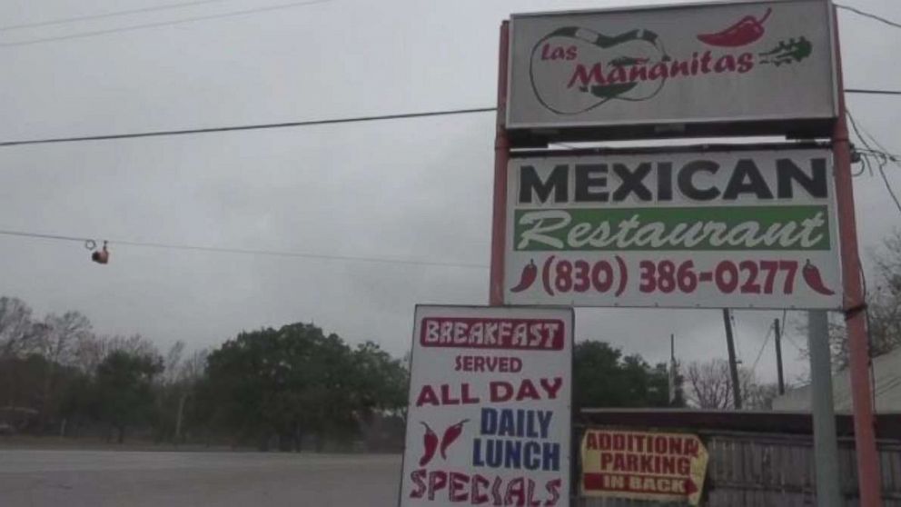 PHOTO: Workers at Las Mañanitas Mexican restaurant in Seguin, Texas, alerted police after Tony Albert walked in with a gun and surgical mask asking about the nearest church on Sunday, Dec. 30, 2018. 