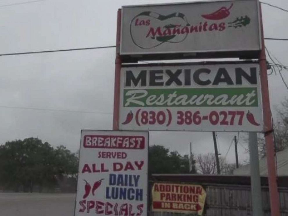 PHOTO: Workers at Las MaƱanitas Mexican restaurant in Seguin, Texas, alerted police after Tony Albert walked in with a gun and surgical mask asking about the nearest church on Sunday, Dec. 30, 2018.